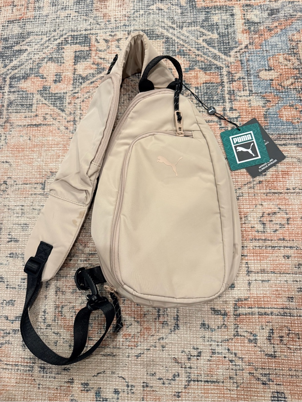 Puma Men's Beige Sling Belt Bag